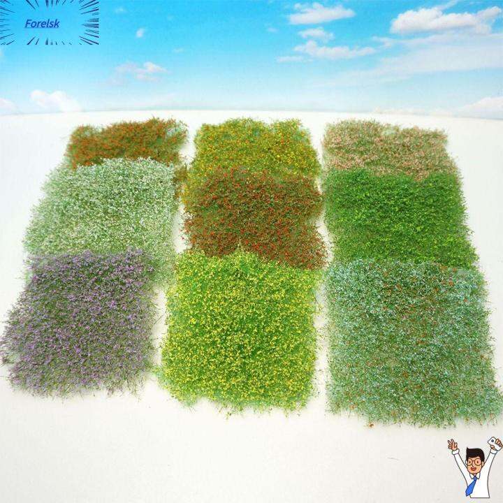FORELSK Miniatures Railroad Scenery Grass Pile Grass Tuft Train