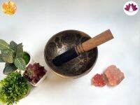 Tibetan Handmade Singing Bowl ชามร้องเพลงมาจากทิเบต ขนาด15ซม. น้ำหนัก582กรัม ชามทำสมาธิแฮนด์เมด