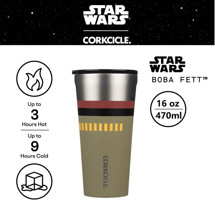 Corkcicle Star Wars R2-D2 Stainless Steel Tumbler, 16 oz