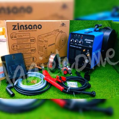 ZINSANO เครื่องเชื่อม 2 ระบบ MIG/MMA เชื่อมแบบลวด FLUXCORE GAS / NO GAS รุ่น ZMIG/MMA 225 IGBT ตู้เชื่อม เชื่อม เชื่อมอินเวอร์เตอร์ จัดส่ง KERRY