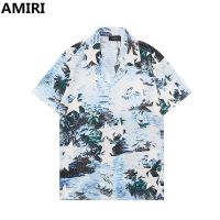 ใหม่ พร้อมส่ง AM---IRI เสื้อเชิ้ตแขนสั้น พิมพ์ลายดาว สําหรับผู้ชาย และผู้หญิง sd