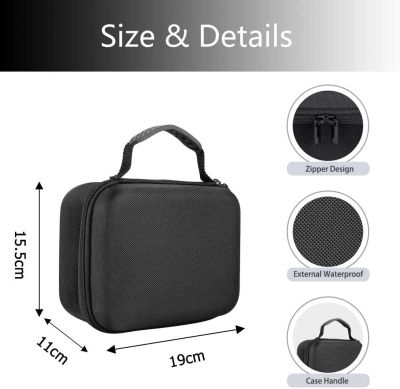 Hard Storage Travel Case for Electronic Shooting Earmuffs Compatible Impact Hearing Protection Shooter Safety Eyewear Glasses