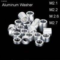 ☸ 10pcs M2.1 M2.2 M2.6 M2.7 Aluminum Washer Bushing Round Hollow No Thread Standoff Spacer Height 0.5/1.5/2/2.5/3 12mm