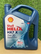 HÀNG CHÍNH HÃNG Dầu nhớt xe hơi cao cấp Shell Helix HX7 X SN 5W30 4 Lít