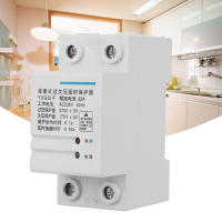 2P 32A YXGQ-F การกู้คืนอัตโนมัติ Over Under Voltage Delay Protection Relay การรีเซ็ตตัวเอง Over Under Voltage Delay Protector