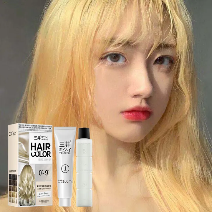Hair Fading Agent Hair Bleaching Kit Hair Dye Hair Dyeing Bleaching Set