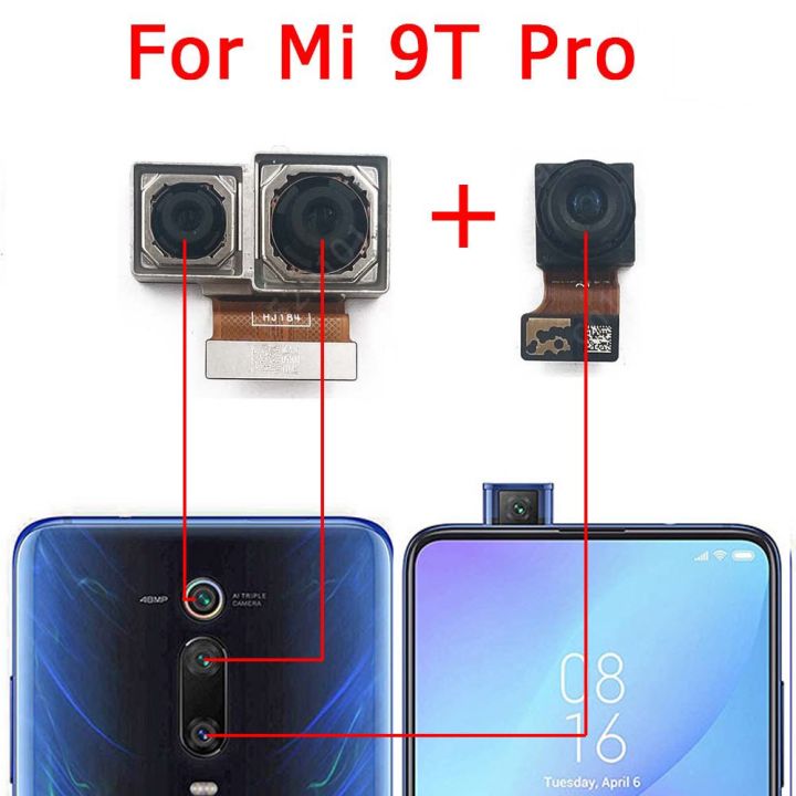 กล้องหลังด้านหลังของแท้สำหรับ-mi-6-8-lite-9-se-9t-pro-อะไหล่สำรองสำหรับ-mi6-mi8-mi9ภาพด้านหลังโมดูลกล้อง