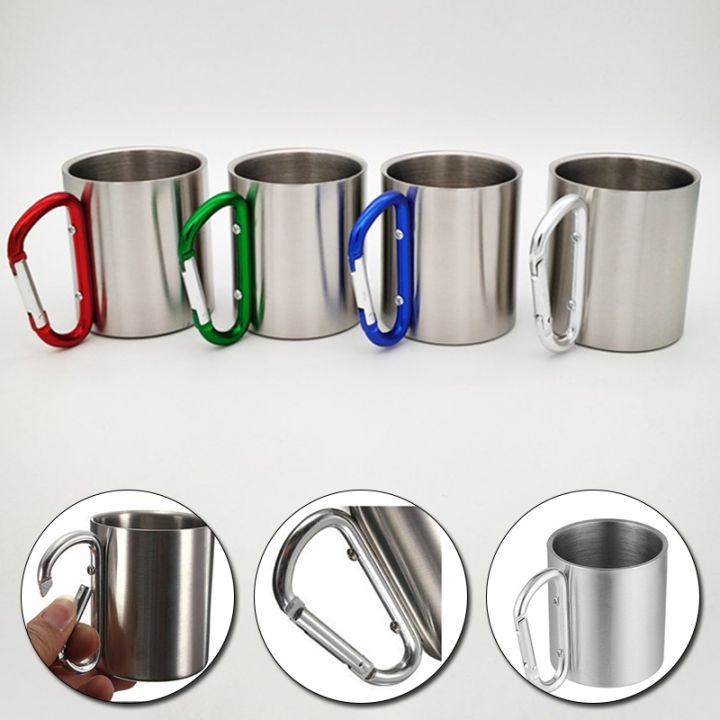 180ml-stainless-steel-cup-for-camping-traveling-outdoor-cup-with-handle-carabiner-climbing-backpacking-hiking-portable-cups