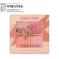 SIVANNA COLORS POCKET CANDY FACE PALETTE HF182 พ็อกเก็ต แคนดี้ เฟส พาเลทท์