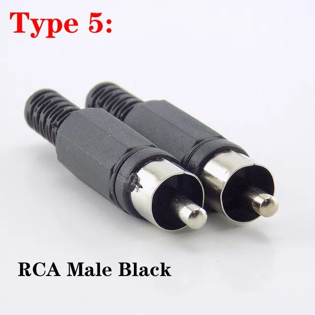 Steker Dc Laki Laki Perempuan Rca Adaptor Outlet Daya Diy Kabel Listrik