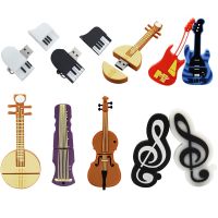 Cartoon Pendrive 128GB USB Stick Guitar Musical Instruments Guitar Model Pendrive 4GB 8GB 16GB 32GB 64GB USB Flash Drive 9 model