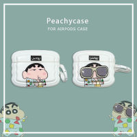 แว่นตากันแดดที่สร้างสรรค์ Boy Crayon Shin-Chan เคสหูฟังไร้สายใช้ได้กับ Airpods 2 Pro Air Pod 3ฝาครอบป้องกันสำหรับ Airpod 1เคสหูฟัง Pro2