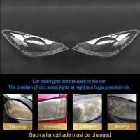 Car Right Front Headlight Lens Shell Replacement Lampshade for Peugeot 307 2008-2013