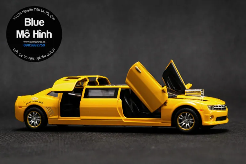 Blue mô hình | Xe mô hình Chevrolet Camaro Limousine tỷ lệ 1:32 