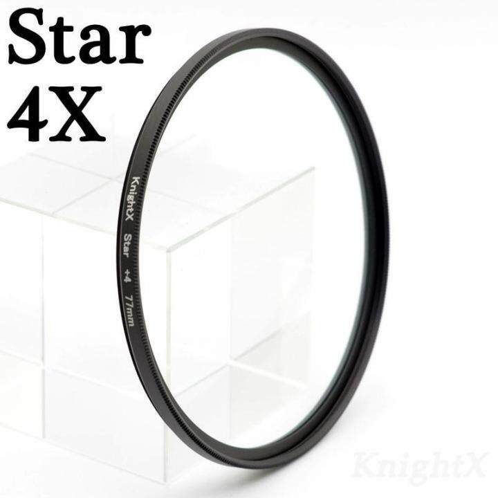 knightx-star-line-52mm-55mm-58mm-67mm-77mm-camera-lens-filter-for-canon-eos-sony-nikon-d3300-400d-18-135-d5100-photo-photography