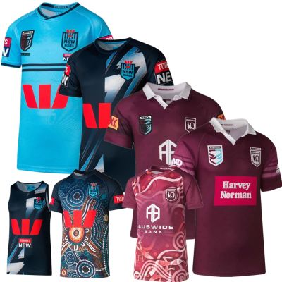 rugby size shirt QLD MAROONS TRAINING [hot]NSW jersey Clashrugby 2023 INDIGNEOUS 5xl QUEENSLAND Blues big Australia