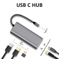 USB C HUB USB C Type C to RJ45 Ethernet Network USB 3.0 micro 5A Adapter Thunderbolt 3 for MacBook Pro Samsung S8 S9 Huawei