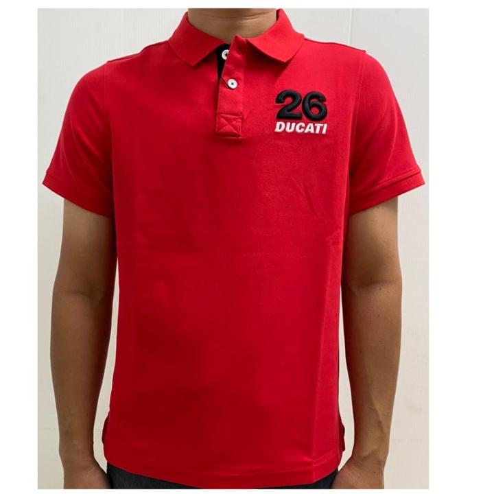 เสื้อโปโล-ดูคาติสีแดง-dct52-017