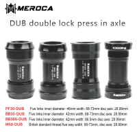 MEROCA DUB จักรยานกดในเพลาล่าง PF3030386สกรูใน M68จักรยานเพลา28.99วงเล็บด้านล่าง