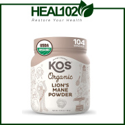 KOS Organic Lion s Mane Powder Bột bổ sung nấm hầu thủgiúp tăng cường trí