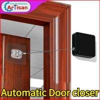 Automatic Door Closer Automatic Sliding Mesh Closing Sliding Punch-free Sensor Universal Home Closers Door Stays Closed 1000g