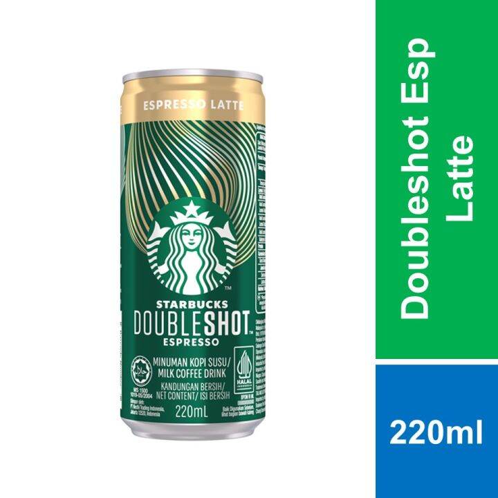 STARBUCKS Doubleshot Espresso Latte 220ml Lazada