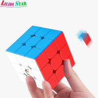 LS【ready Stock】3X3 Magic Cube Magnetic Cube Smooth Rotating ของเล่นปริศนาการศึกษาสำหรับเด็กผู้ใหญ่1【cod】