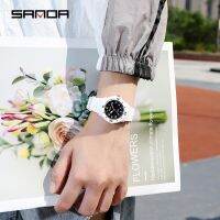 SANDA นาฬิกาข้อมือสตรีกีฬากันน้ำ 6011