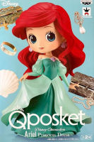 Ariel Princess Dress - Normal Color ของแท้ JP - Q Posket Banpresto [โมเดล Disney]