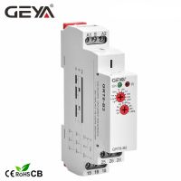 Free Shipping GEYA GRT8-B Off Delay Time Relay Electronic 16A AC230V OR AC/DC12-240V CE CB Approved Electrical Circuitry Parts