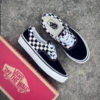 CODkuo0186 Van Anaheim Factory Era 95 Dx Van Anaheim black and white checkerboard low-top vulcanized sneakers canvas shoes