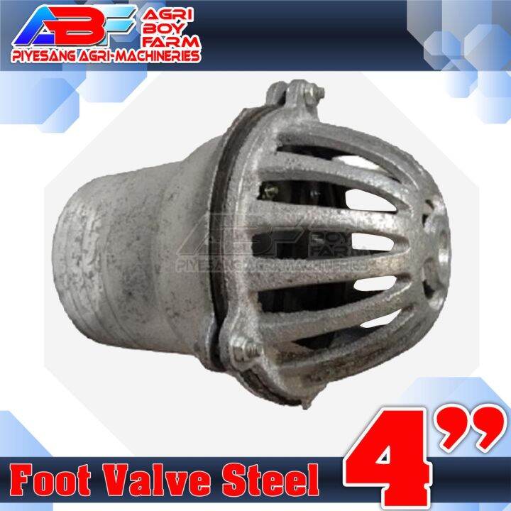 Foot Valve Steel 4 Inches For water pump Prevents water back flow