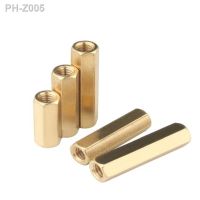 2-50pcs Hex Female to Female M2 M2.5 M3 M4 M5 M6 brass standoff spacer Hexagonal Stud Spacer Hollow Pillars