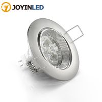 【LZ】▼▤₪  Quadro de luz do ponto do teto led halogênio mr16 gu10 recessed light spotlight habitação redonda branco níquel luminária lâmpadas acessórios