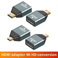 QOY7719 รองรับ HDMI 4K 60Hz ตัวขยายสัญญาณ HDMI ตัวผู้-ตัวเมีย ตัวผู้-ตัวเมีย มินิไมโคร HDMI เป็น HDMI อะแดปเตอร์ HDMI tohdmi อะแดปเตอร์ HDMI อะแดปเตอร์ HD ขั้วต่อที่รองรับ HDMI