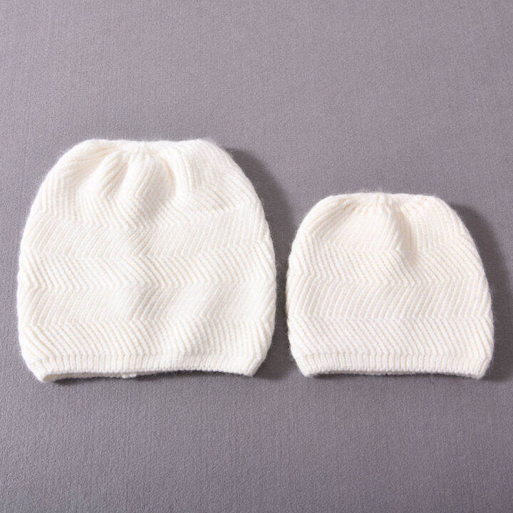 mom-and-me-beanie-hats-cute-water-ripple-pattern-baby-girls-hat-cashmere-knitted-winter-warm-parent-child-hat