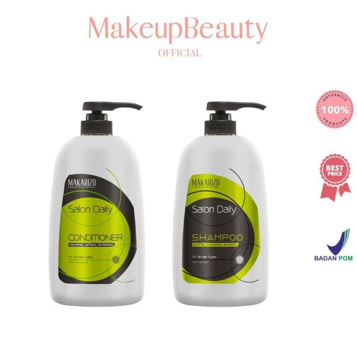 MAKARIZO Professional Salon Daily 950ml Shampoo Conditioner Lazada Indonesia