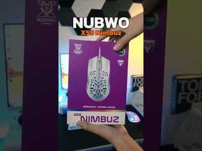 เมาส์เกมมิ่ง Nubwo X59 NIMBUZ Ergonimic Gaming Mouse Macro เมาส์มาโคร เมาส์เกมมิ่ง