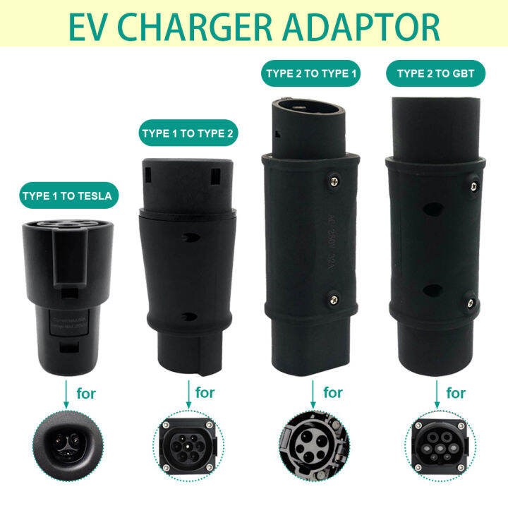 For Tesla EV Charger Connector Type 1 to Type 2 /Type 1 to Tesla US