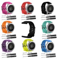 สำหรับ Suunto Essential สายนาฬิกาข้อมือซิลิโคนคลาสสิกสายนาฬิกาสำหรับเปลี่ยนสร้อยข้อมือสำหรับ Suunto Core นาฬิกาสีดำสีเขียว