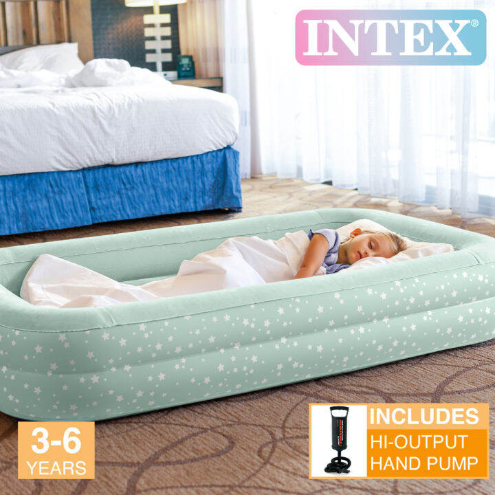 INTEX Inflatable Kids Travel Bed Set with Pump 66810 Separate