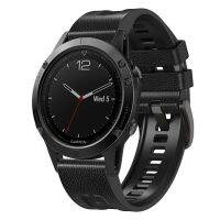 สำหรับ Garmin Fenix 7สายนาฬิกาหนังซิลิโคน (สีขาว)