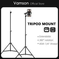 Vamson ขาตั้งกล้องสำหรับขาตั้งกล้องแบบสามขาโทรศัพท์สำหรับโทรศัพท์มือถือโทรศัพท์สมาร์ทโฟน Canon ขาตั้งแท่นวางจอ Monopod VLS02C Tripods