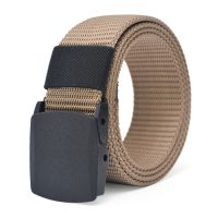 【CW】 Tactical for Men 1.5inch Metal Plastic Buckle Canvas Web Webbing Outdoor Waist