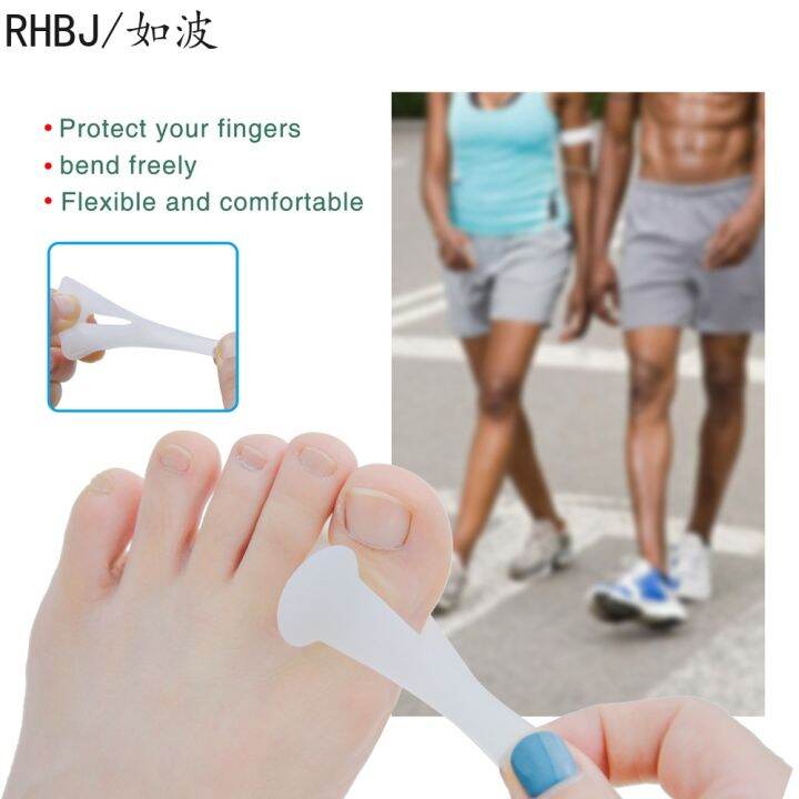 2pcs-white-blue-soft-silicone-gel-toe-separator-hallux-valgus-bunion-spacers-overlapping-toes-thumb-corrector-foot-care-tools