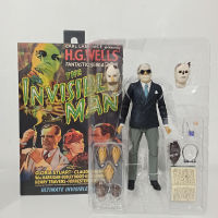 NECA มอนสเตอร์สากลสีที่มองไม่เห็นคน H.g.wells Fantastis Sensation รูปการกระทำรุ่นของเล่นของขวัญวันเกิดสำหรับ Kids888