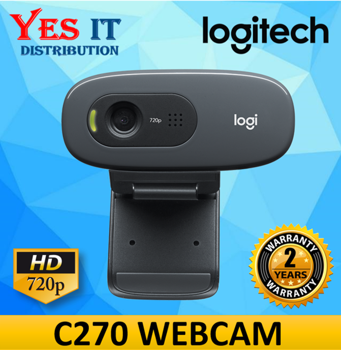 Logitech C270 HD cam Plug and play HD 720p Video Calling with