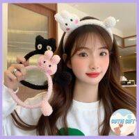 Cutie Gift99ที่คาดผม ผ้ากํามะหยี่ขนนิ่ม ลายการ์ตูนแมวน่ารัก สําหรับล้างหน้า A118