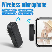 New 2.4G Lavalier Wireless Microphone for Android Phone Youtube Live Stream Vloggers TikTok Video Recording