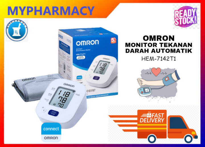 Omron HEM 7142T1 Bluetooth Blood Pressure Monitor with Body